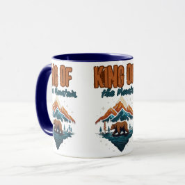 Caneca Peak Guardian: Urso Marrom em seu Elemento