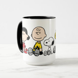 Caneca Peanuts Gang Sentado Junto