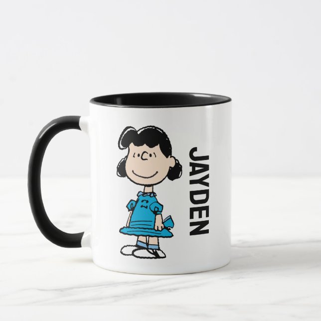 Caneca PEANUTS | Lucy | Adicione seu nome (Esquerda)