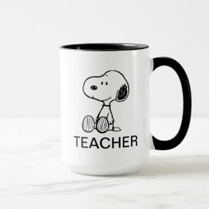 Caneca PEANUTS   Snoopy Teacher