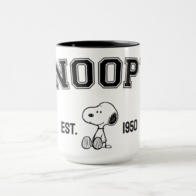 Caneca PEANUTS | Vintage Snoopy - Est. 1950 (Centro)