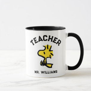 Caneca Peanuts   Woodstock Looking Ahead Teacher