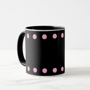 Caneca Pearls Cocoa & Coffee (Preta & Rosa)