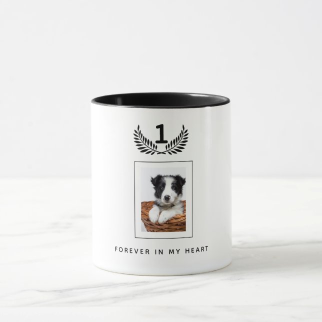 Caneca Pecado personalizado de cachorro para memórias fot (Centro)