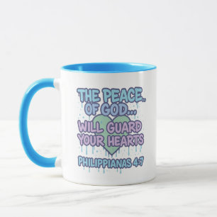 Caneca Peças de paz não- filipinos 4:7