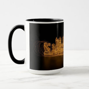 Caneca Peças de Xadrez Iluminadas