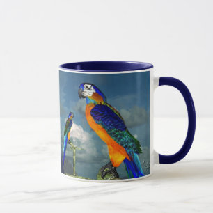 CANECA PEDAÇOS HÍPER / ARA AZUL