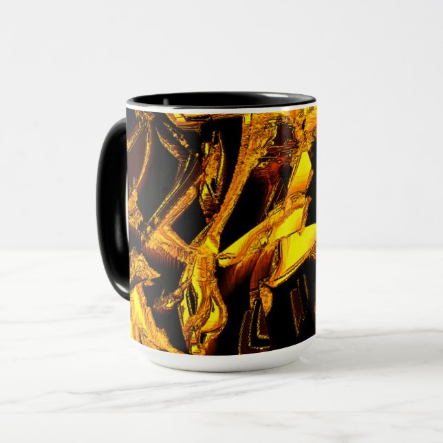 Caneca Pedaços ou bagaço de casca de tangerina desidratad (Frente Esquerda)