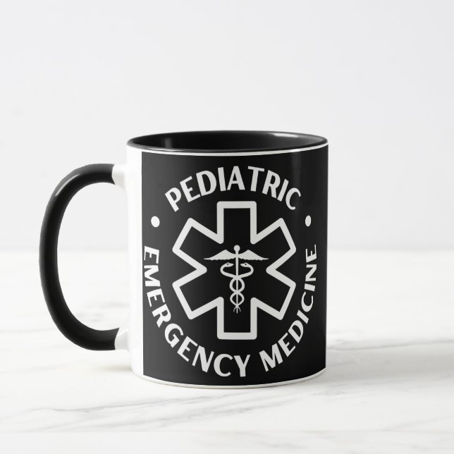 Caneca Pediatric emergency medicine Doctor Nurse Medical (Esquerda)