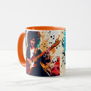 Caneca pedra guitarrista legal