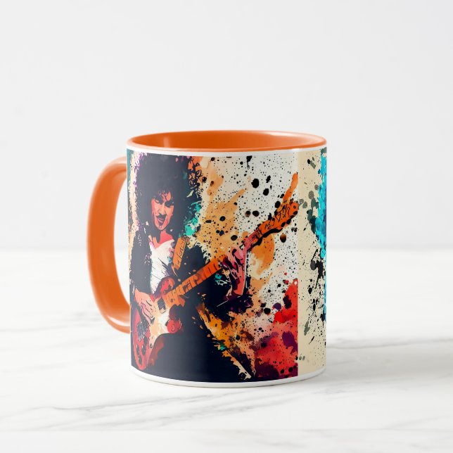 Caneca pedra guitarrista legal (Frente Esquerda)