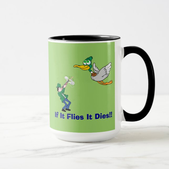 Caneca Pedra Voadora E Cartoon De Caçador (Direita)