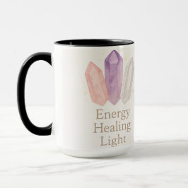 Caneca Pedras de energia e brilho interno