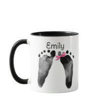 Pegadas de Bebê Gêmeas