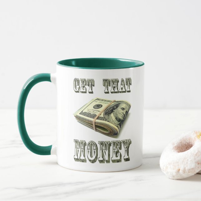 CANECA PEGUE ESSE DINHEIRO (Com Donut)