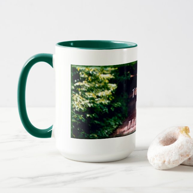 Caneca Pegue um caminhonete (Com Donut)
