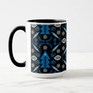 Caneca Peixe de Arte Popular Nórdica