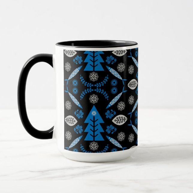 Caneca Peixe de Arte Popular Nórdica (Esquerda)