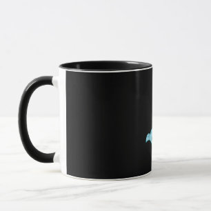 Caneca Peixe De Sereia De Gato Gato Gato Nadando Em Prese