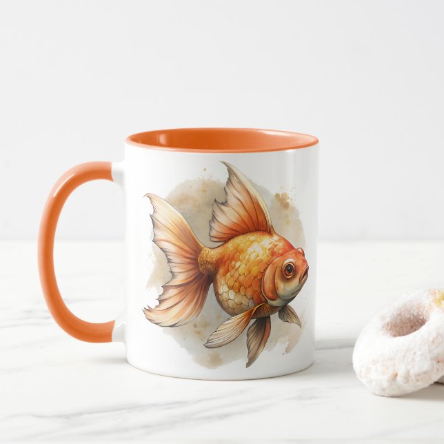 Caneca Peixe dourado (Com Donut)