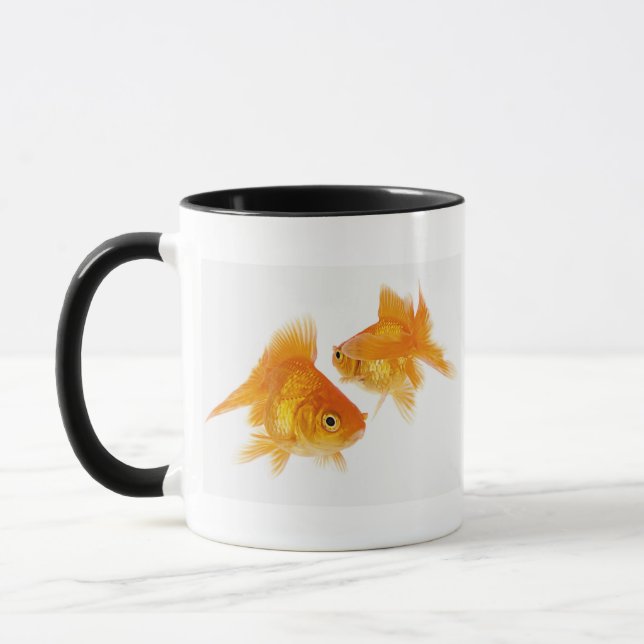 Caneca Peixe dourado dois que cruza-se (Esquerda)