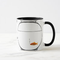 Peixe dourado na bacia