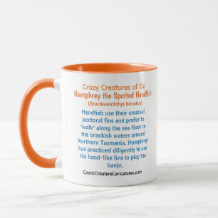 Caneca Peixe-mão Humphrey c/ descrição