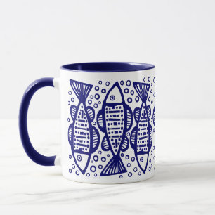Caneca Peixe - Marinho Azul