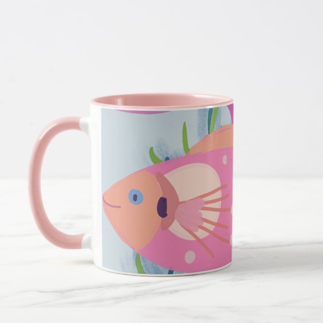 Caneca Peixe rosa (Esquerda)