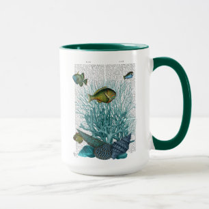 Caneca Peixes, Cascas Azuis e Corais
