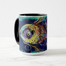 Caneca Peixes Coloridos