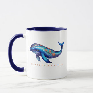 Caneca Peixes Espirituosa Baleia Animal Alebrije Female