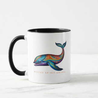 Caneca Peixes Espirituosa Baleia Animal Alebrije Male