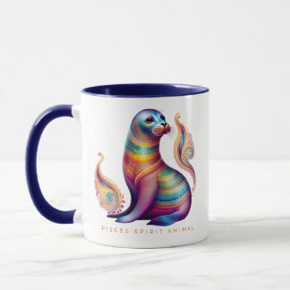 Caneca Peixes Spirit Animal Seal Alebrije Female
