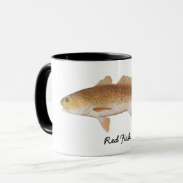 Caneca Peixes vermelhos, arte original por Mary K