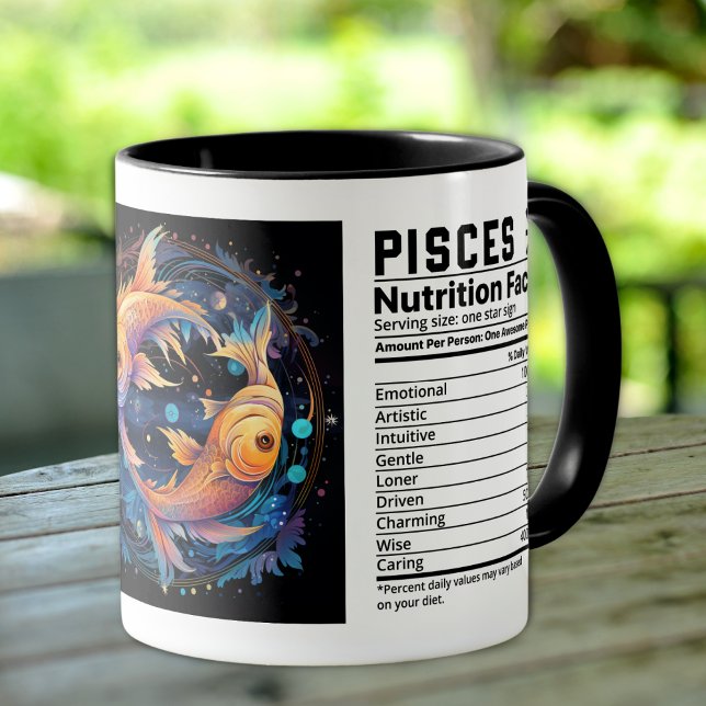 Caneca Peixes Zodiac (Criador carregado)
