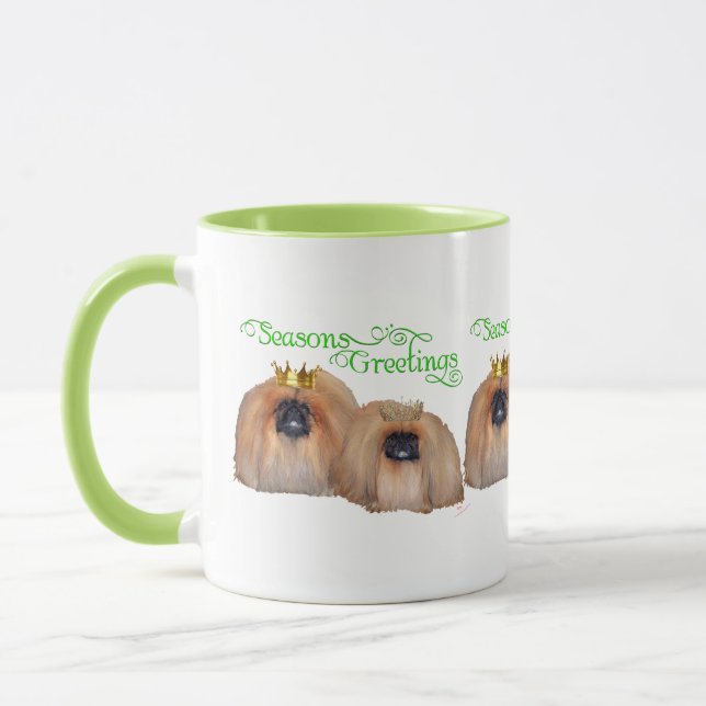 Caneca Pekingese Christmas (Esquerda)