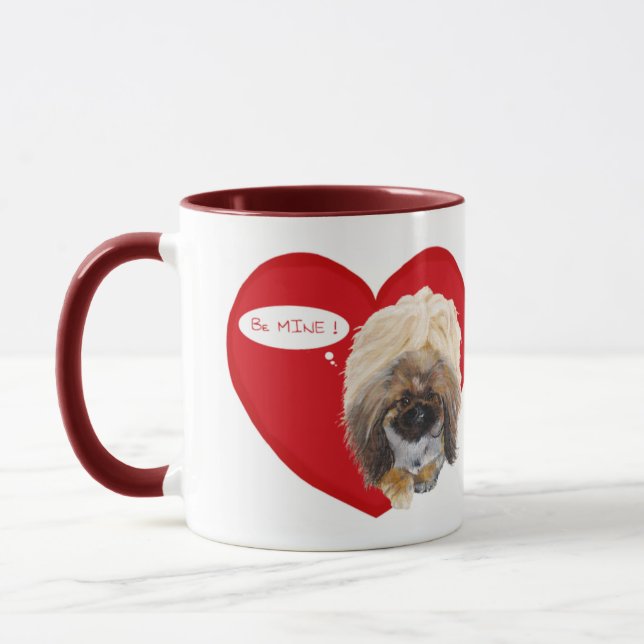 Caneca Pekingese Namorados Mug (Esquerda)