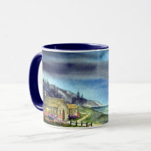 Pela Luz da Aquarela Silvery Moon