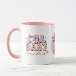 Caneca Pele Personalizada, Bebê Mama Mug, Retro Rosa, Ros