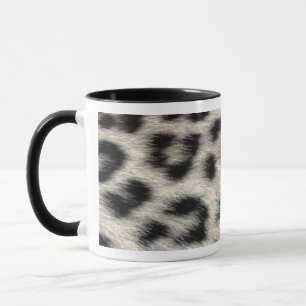 Caneca Peles de Leopardo de Neve