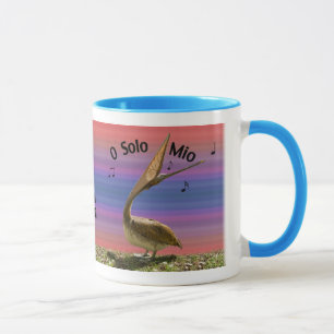 Caneca Pelicano do canto Brown