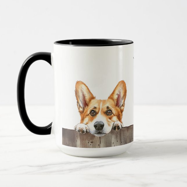 Caneca Pembroke Welsh Corgi Dog Mug (Esquerda)