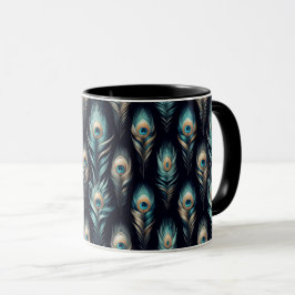 Caneca Penas de Pavão