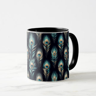 Caneca Penas de Pavão