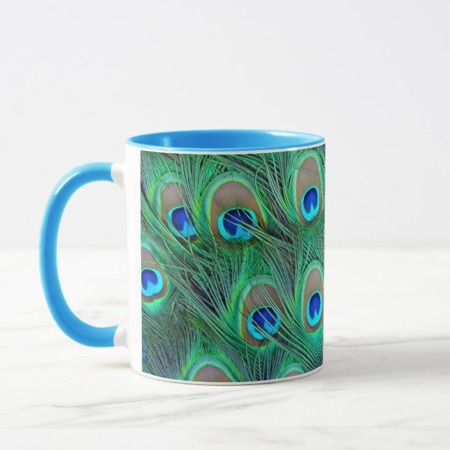 Caneca Penas de Peacock (Esquerda)