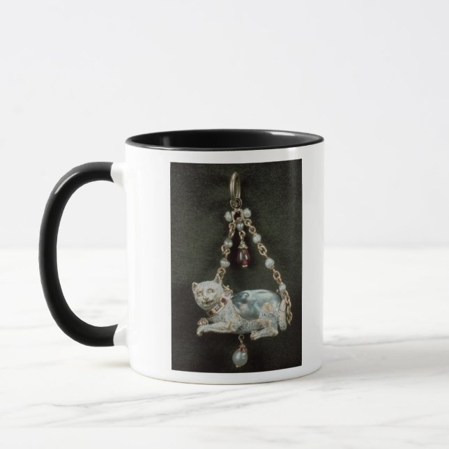 Caneca Pendente do gato do renascimento (Esquerda)