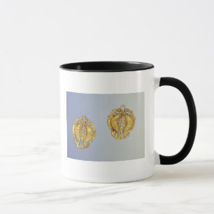 Caneca Pendentes chineses, ouro de 17 quilates chapeado