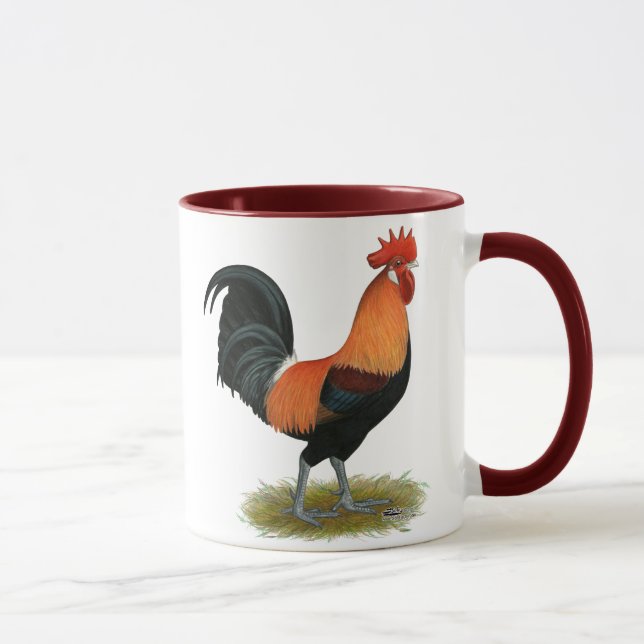Caneca Penedesenc um galo (Direita)