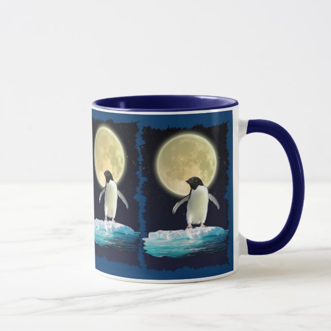 Caneca PENGUIN MOON Wildlife Supporter Bebendo Mug (Direita)